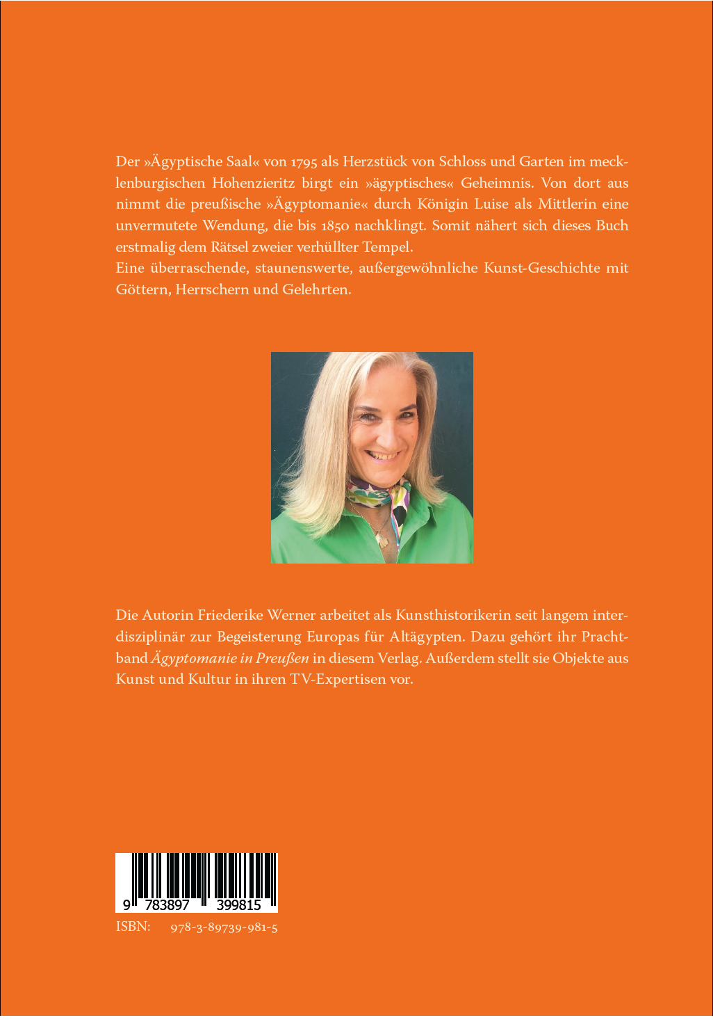 Friederike Werner: Das ägyptische Geheimnis © VDG Verlag COVER Friederike Werner: Das ägyptische Geheimnis © VDG Verlag